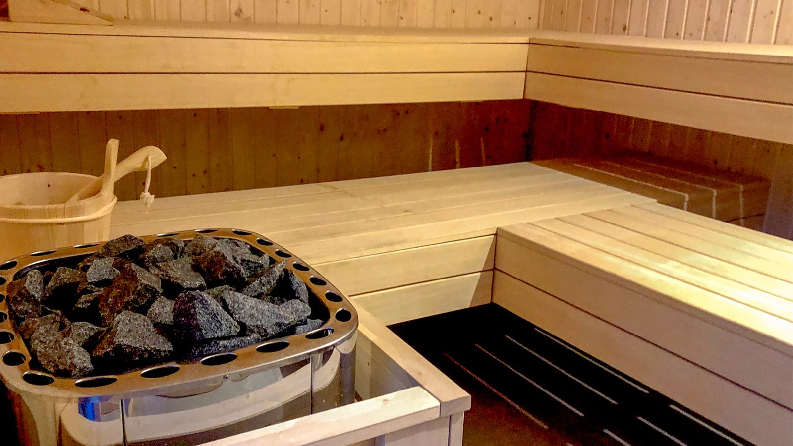 Sauna del Spa Hotel Don Carlos.