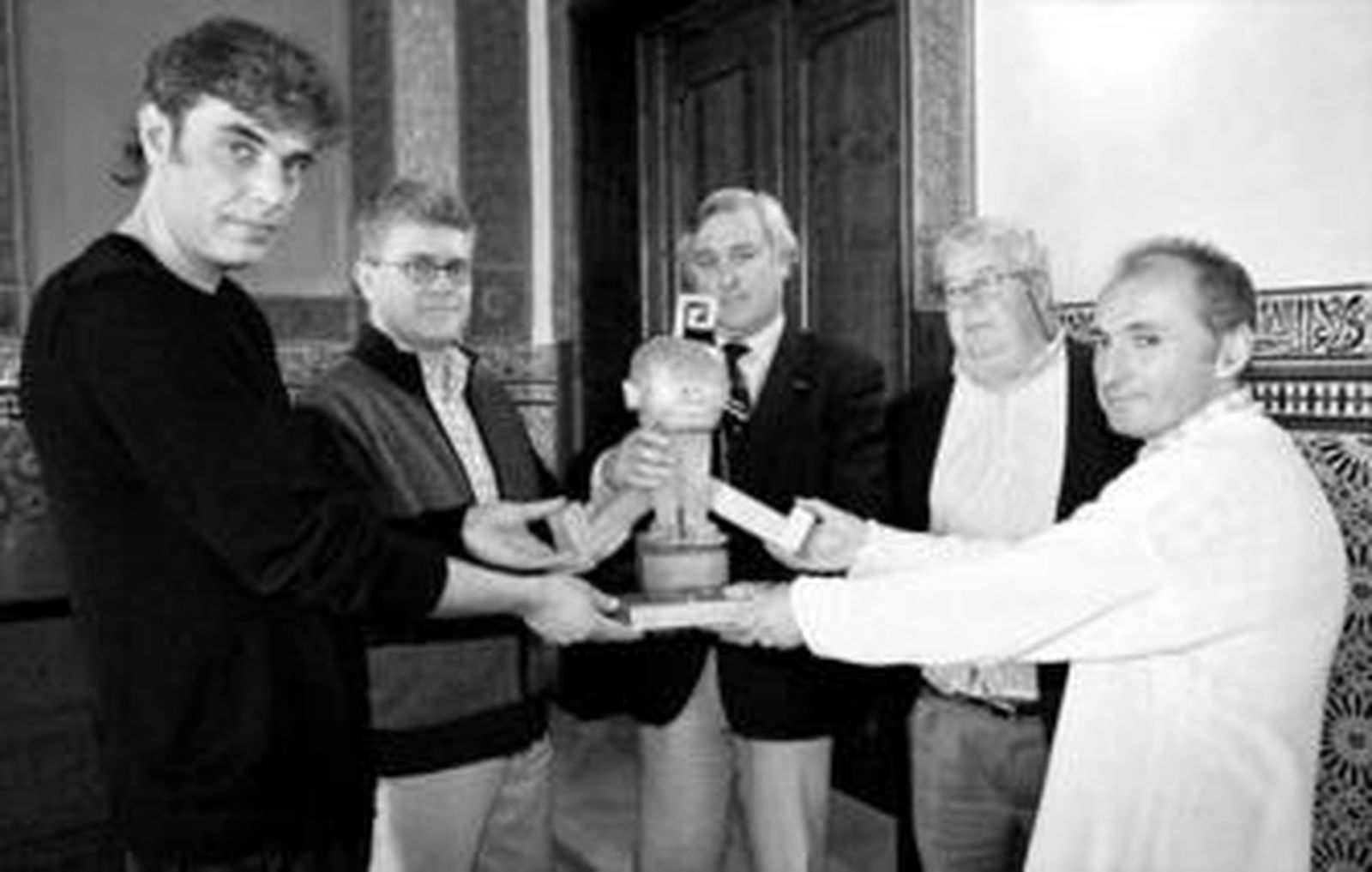 Miguel Ángel Núñez, Joaquín Reyes, José Manuel Recio, Enrique Aguilar y Bartolomé Olivares.