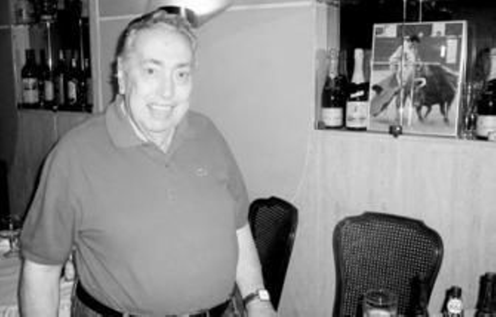 Alarcón, en el restaurante de su hijo con el mismo nombre que el afamado Rincón de Juan Pedro.