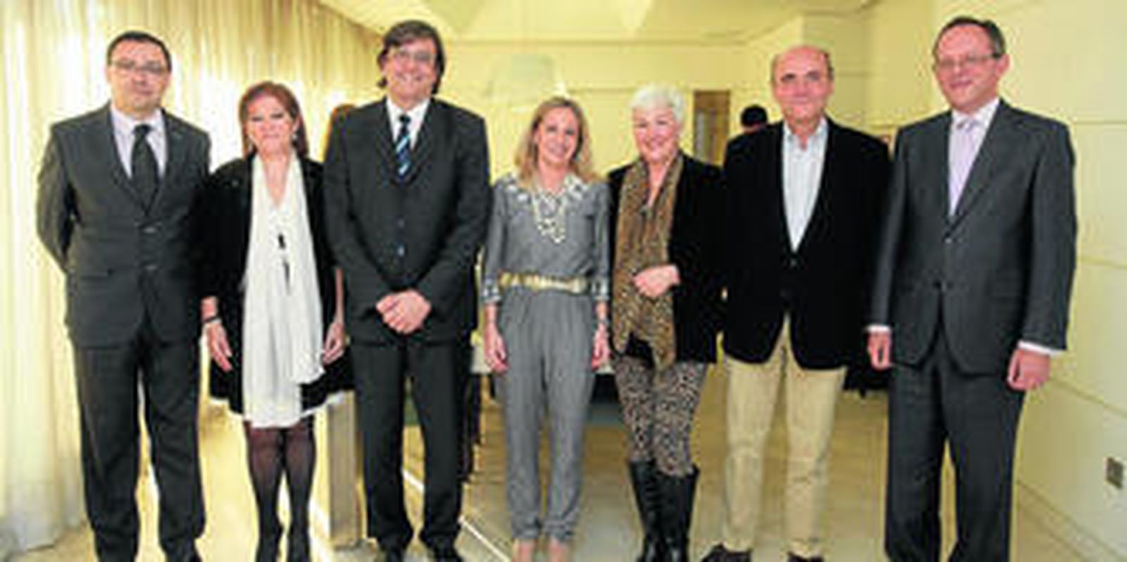 Francisco Cisneros, Esperanza Quintero, José Luis Gutierrez, Beatriz Perales, Águeda Alonso, Fernando Sánchez y Felipe Granados.