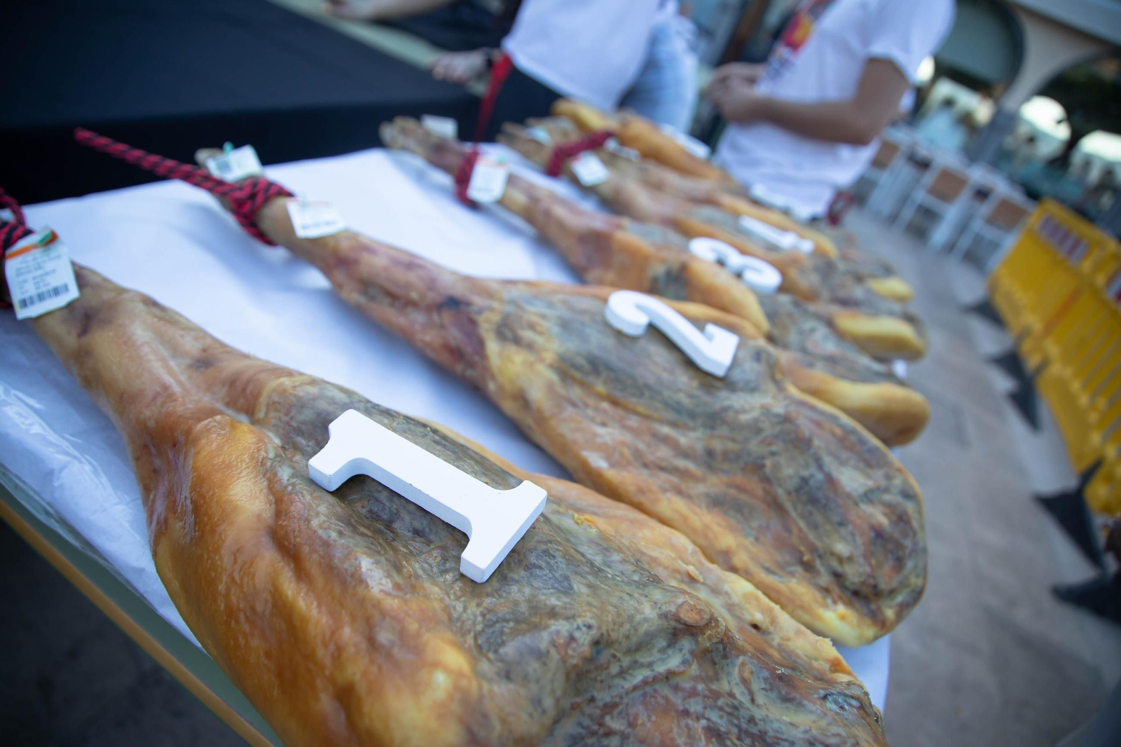 Concurso de cortadores de jamón en Serón, en imágenes