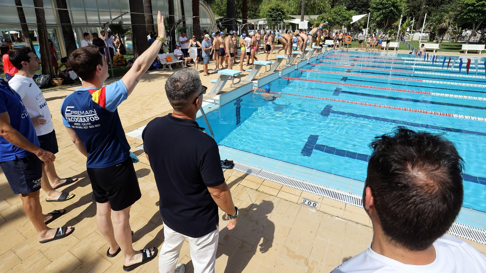 Imágenes del 55 aniversario de la Natación en Jerez