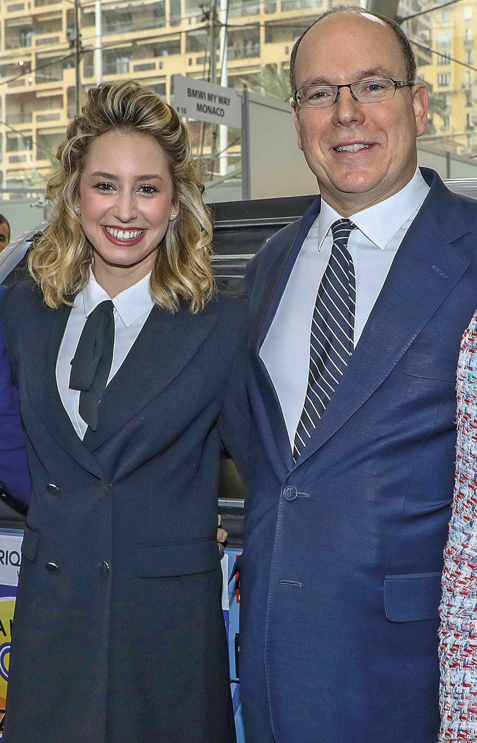 Jazmin Grace Grimaldi con su padre, Alberto de Mónaco.