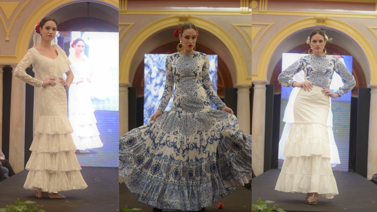 Desfile de Manu Delgado en Huelva Flamenca 2020 / FOTO: ALEJANDRO DELGADO
