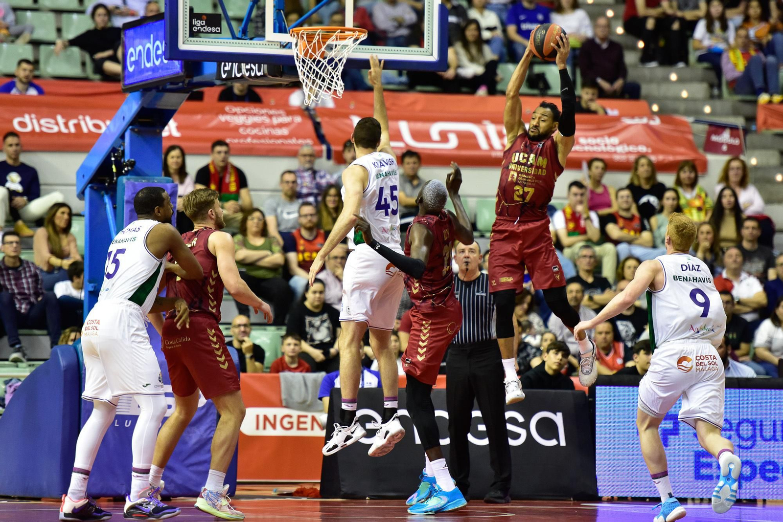 El UCAM Murcia - Unicaja, en fotos