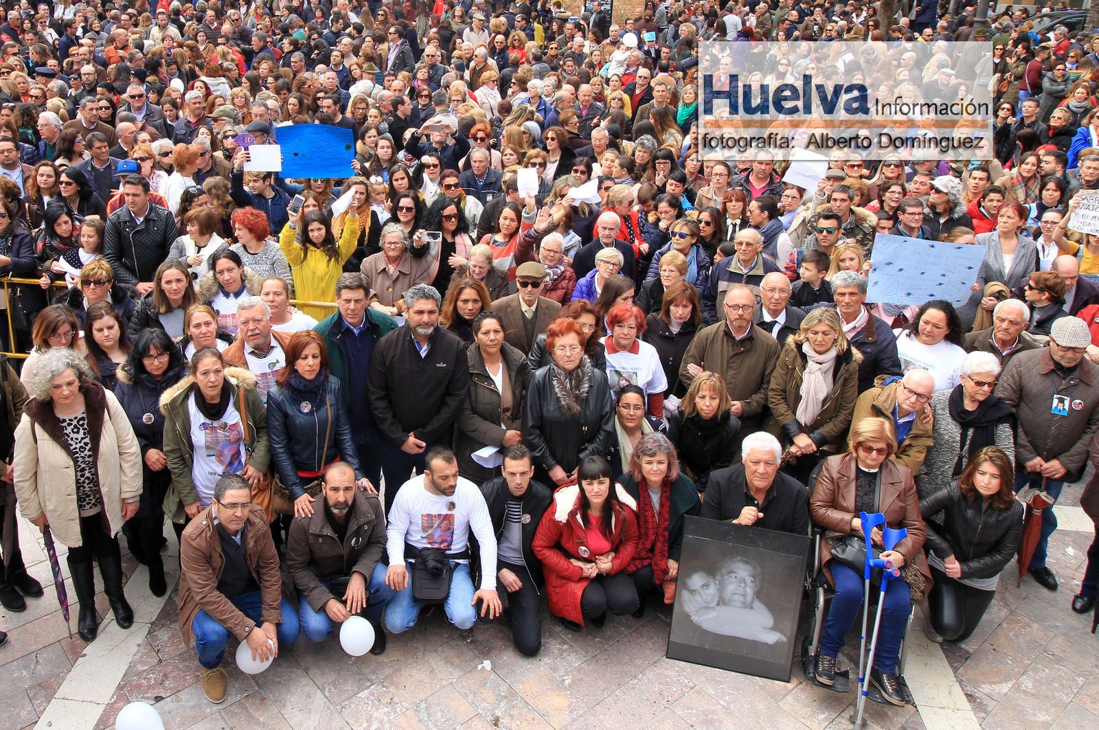Imágenes de la manifestación contra la derogación de la prisión permanente revisable celebrada en Huelva