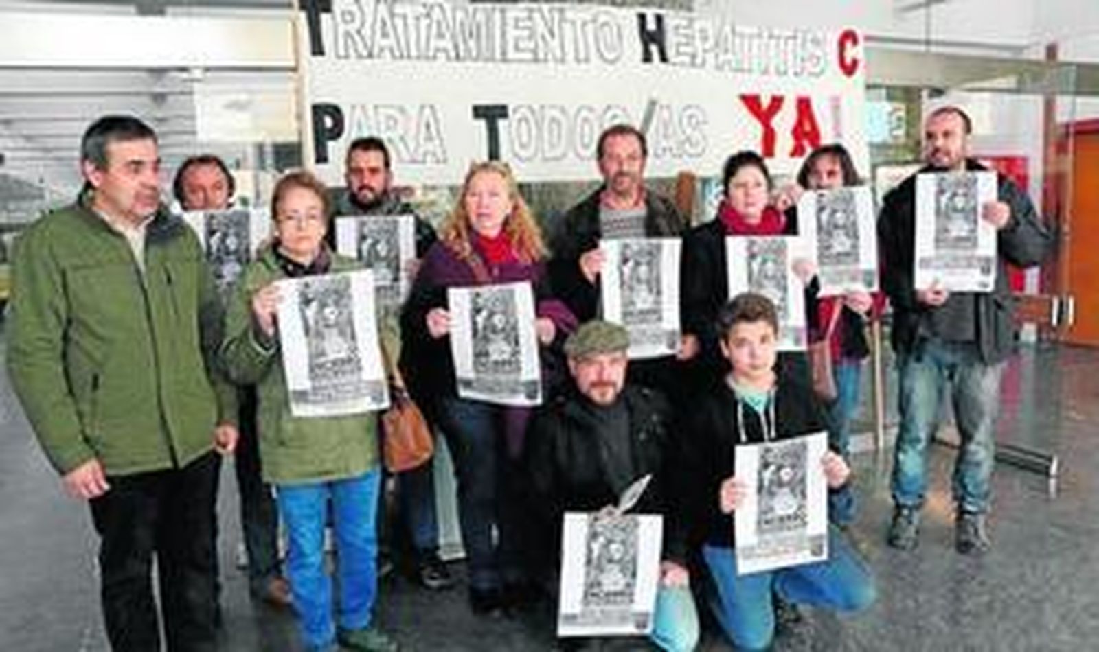 Concentración de afectados en el Hospital Provincial de Córdoba.