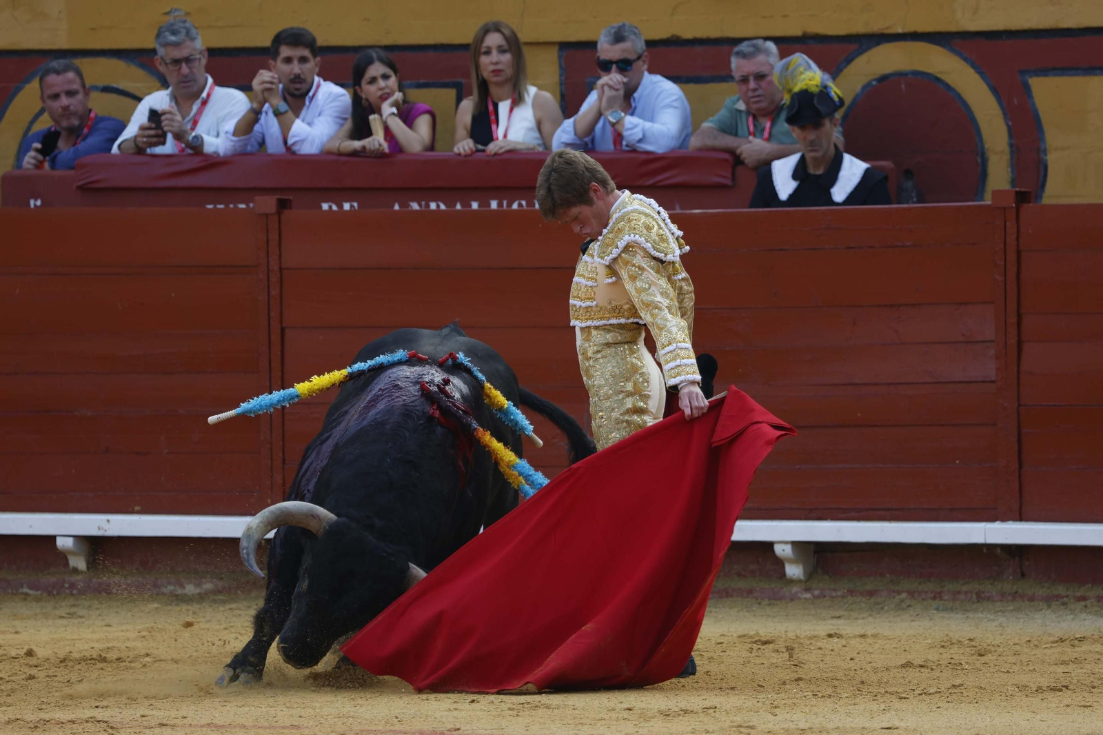 Fotos de la brava corridade La Palmosilla con Emilio de Justo, Borja Jiménez y David de Miranda