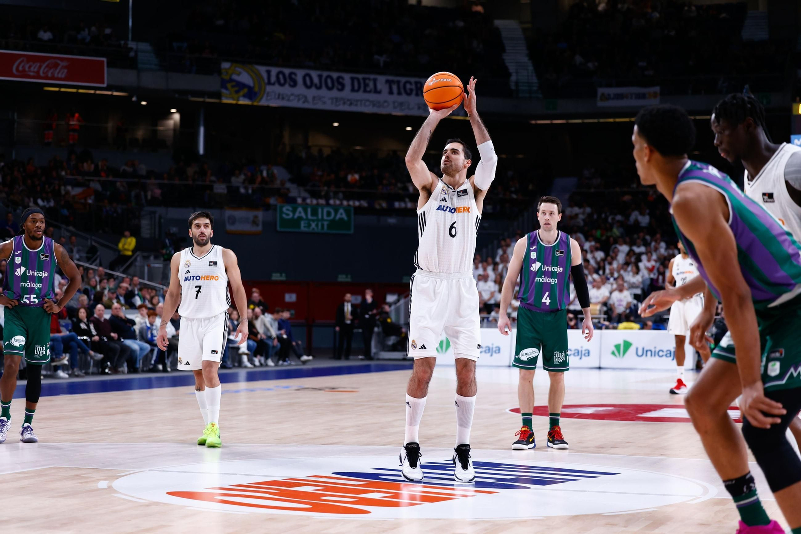 El Real Madrid-Unicaja, en fotos