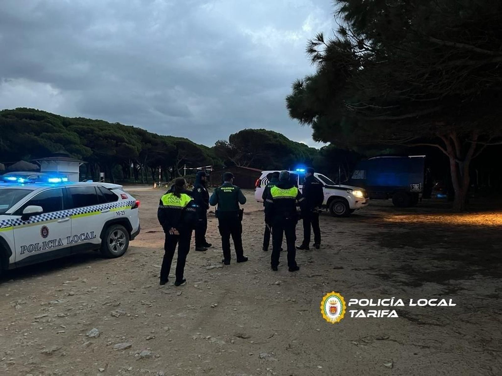 La intervención de las autoridades, este viernes.