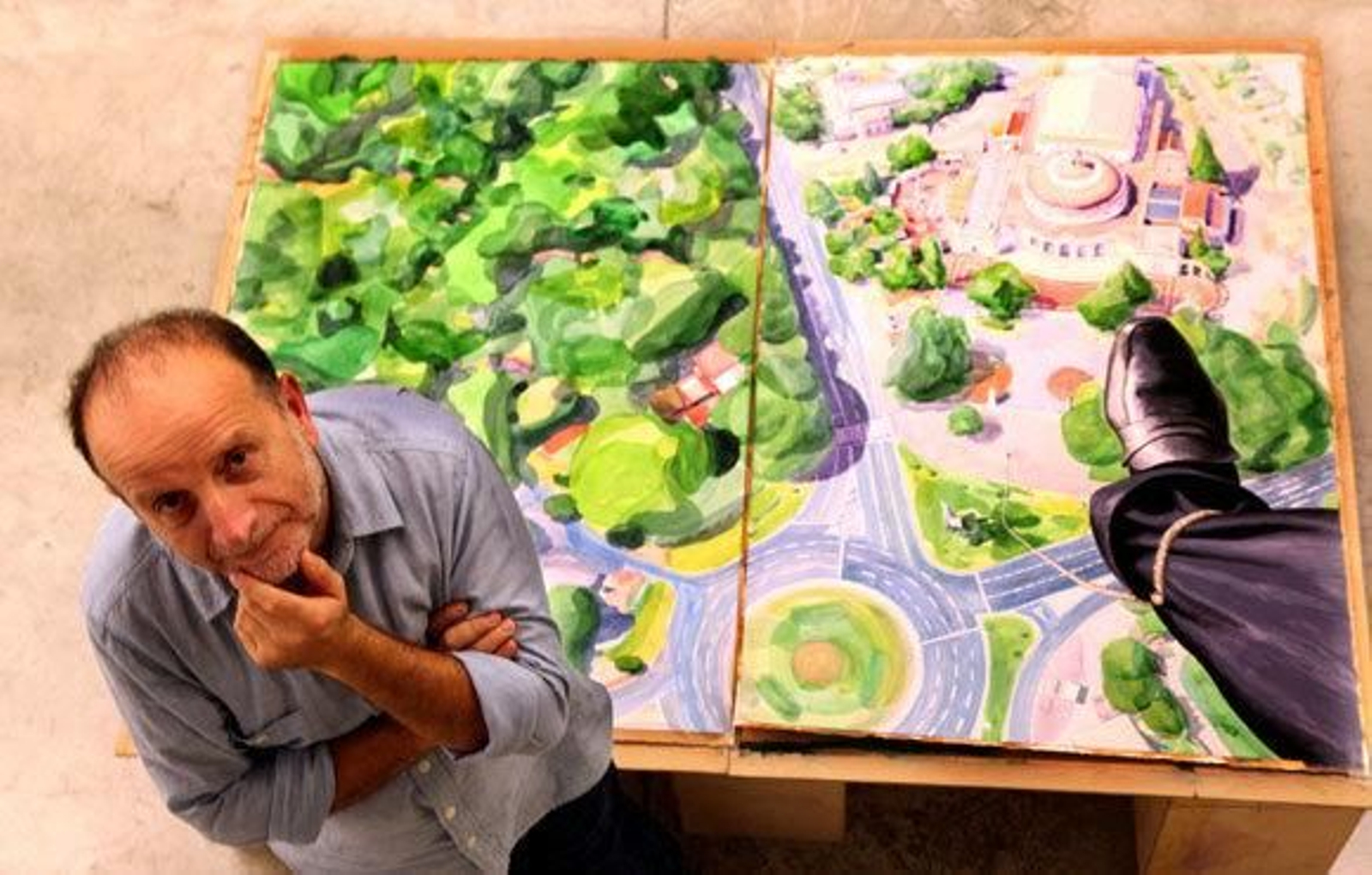 Curro González se inspira en 'Ocho y medio' de Fellini para el cartel del SEFF