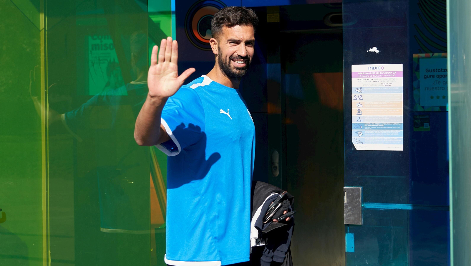 Pacheco, en el primer día de pretemporada del Alavés