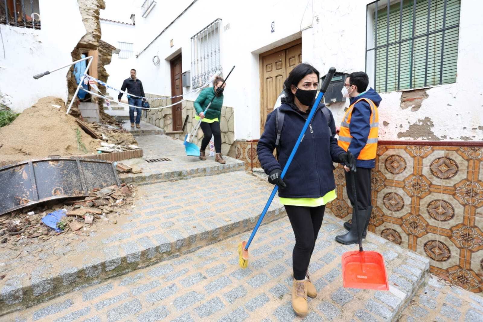 Los destrozos en Setenil tras la riada, en imágenes