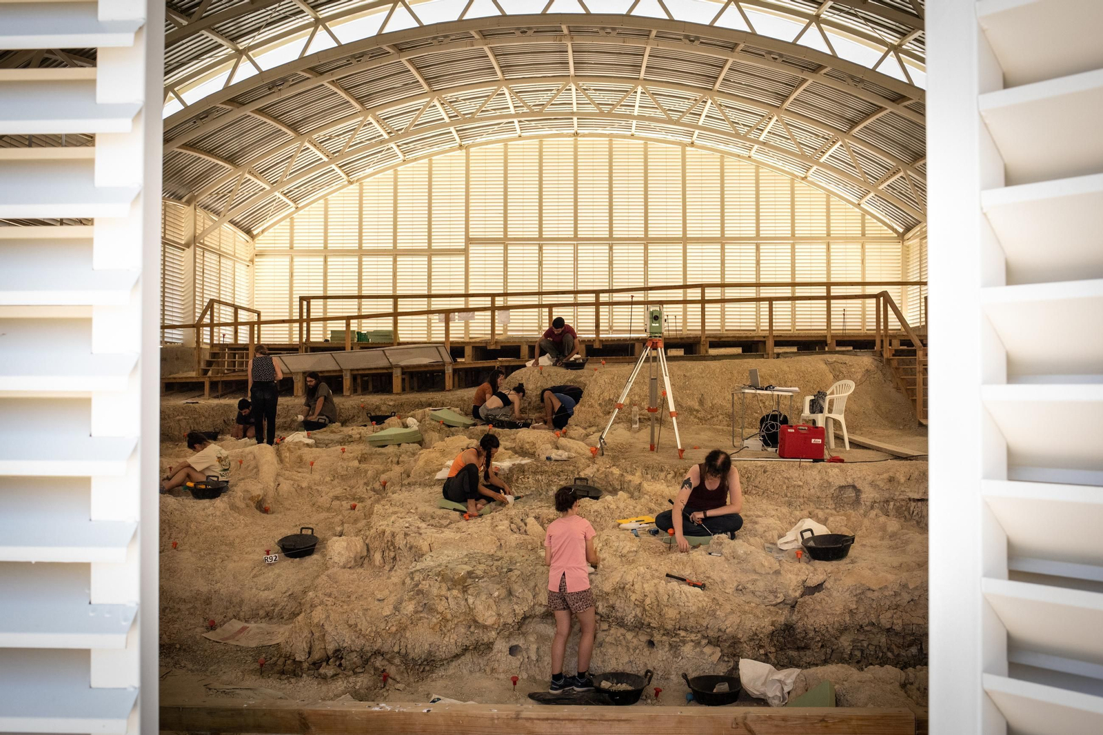 Trabajos en una campaña anterior en Orce.
