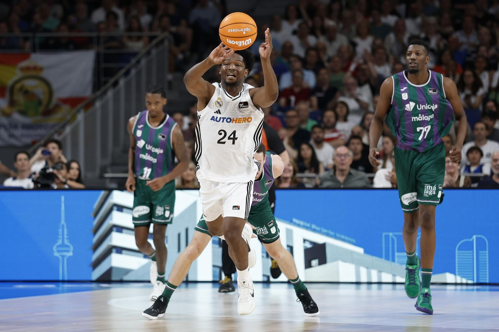 El Real Madrid-Unicaja en fotos
