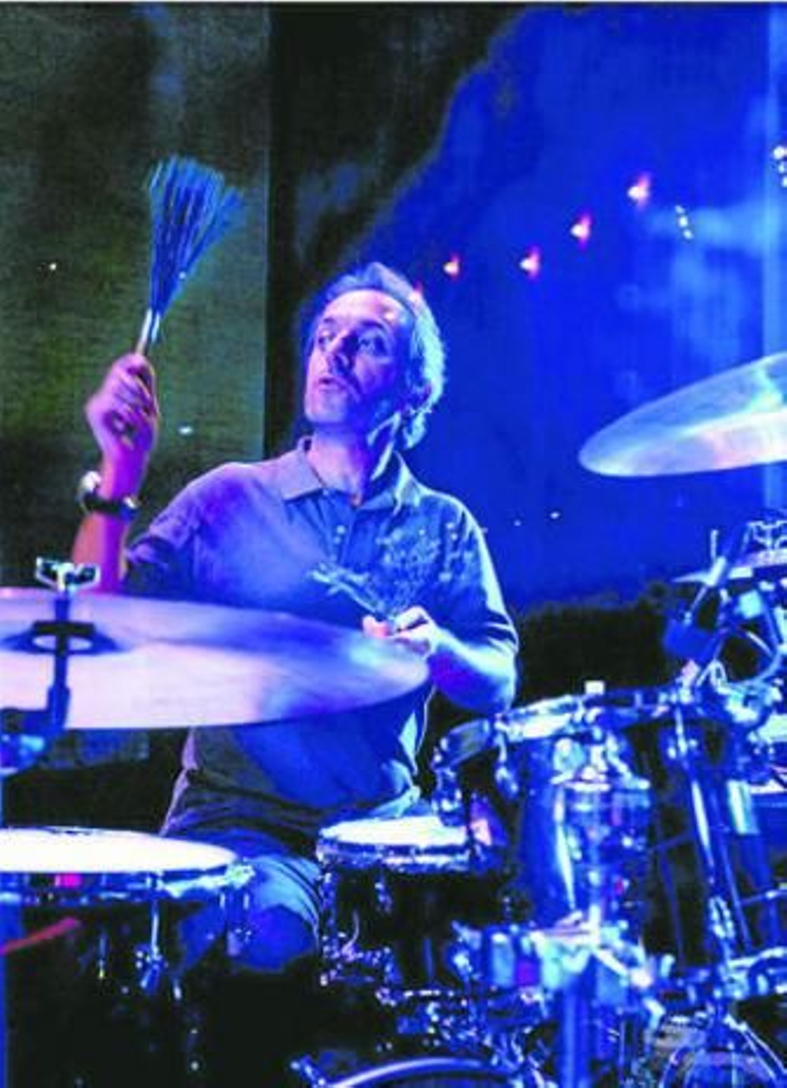 El percusionista onubense Antonio Coronel.