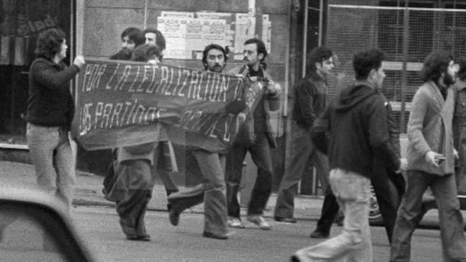 Manifestación celebrada en las inmediaciones de la plaza de España.