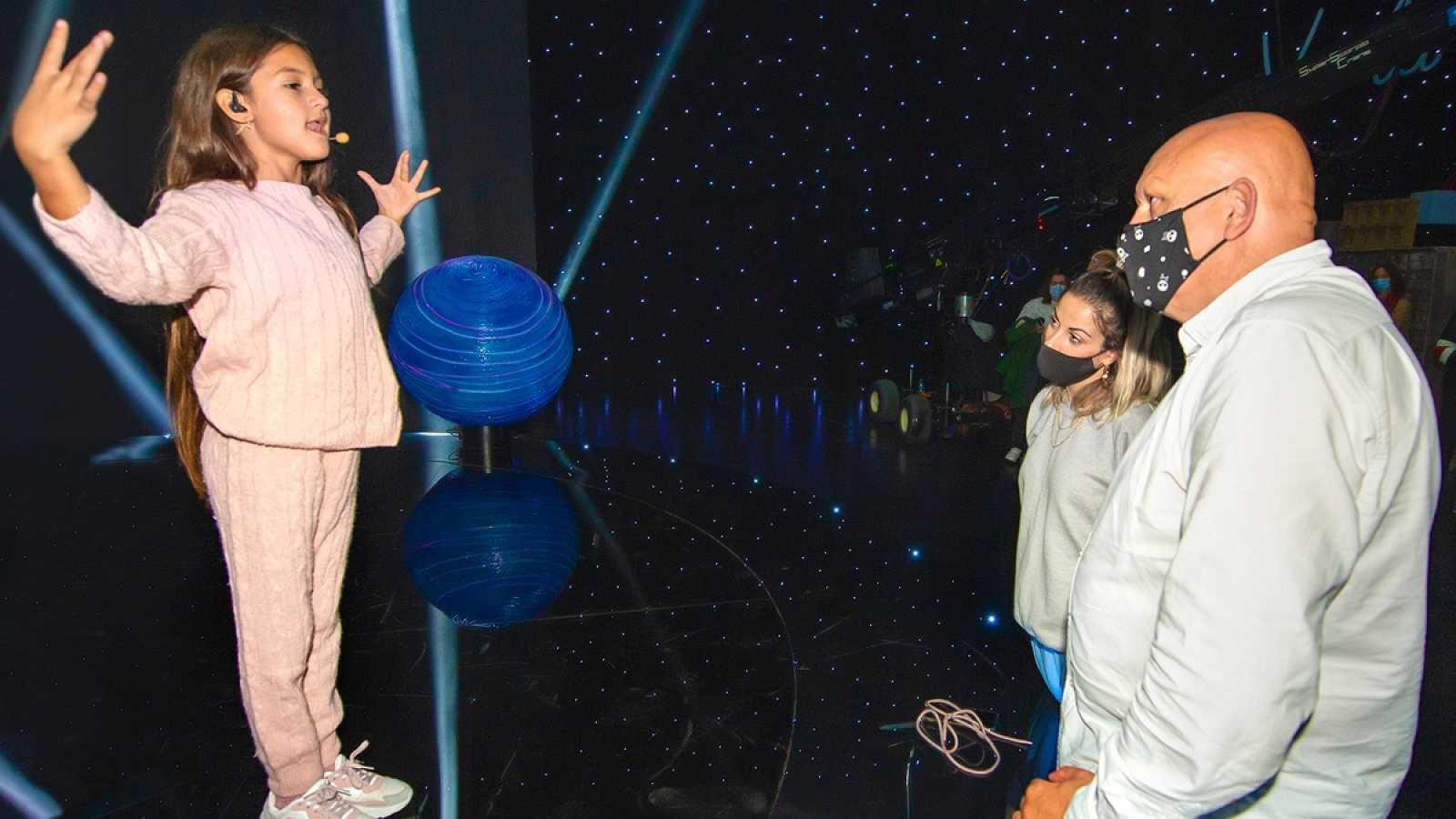 Soleá en el ensayo de su grabación definitiva de 'Palante'