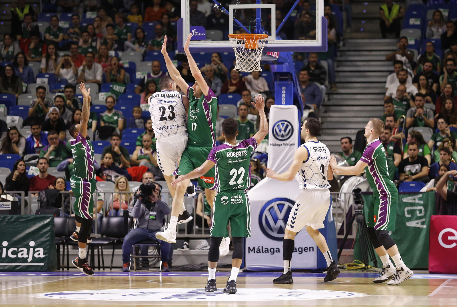 Los cinco años de Adam Waczynski en el Unicaja, en fotos
