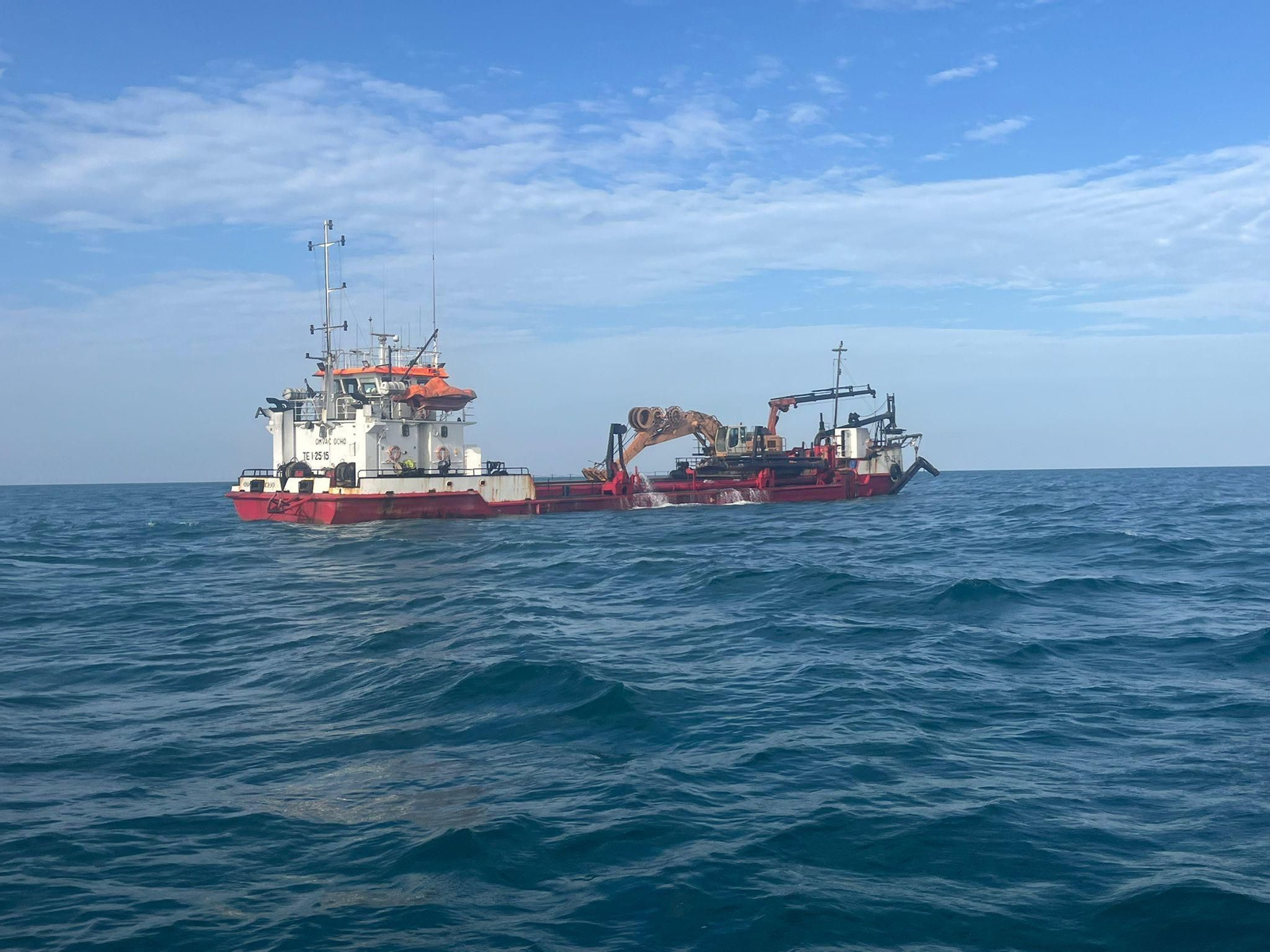 Una imagen de los trabajos.