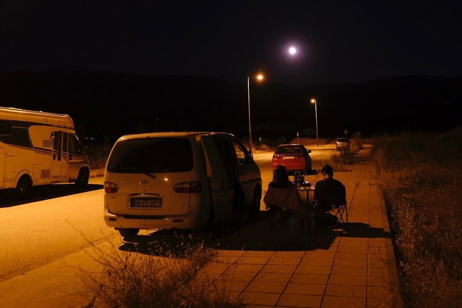 Las fotos de la superluna de julio en Málaga