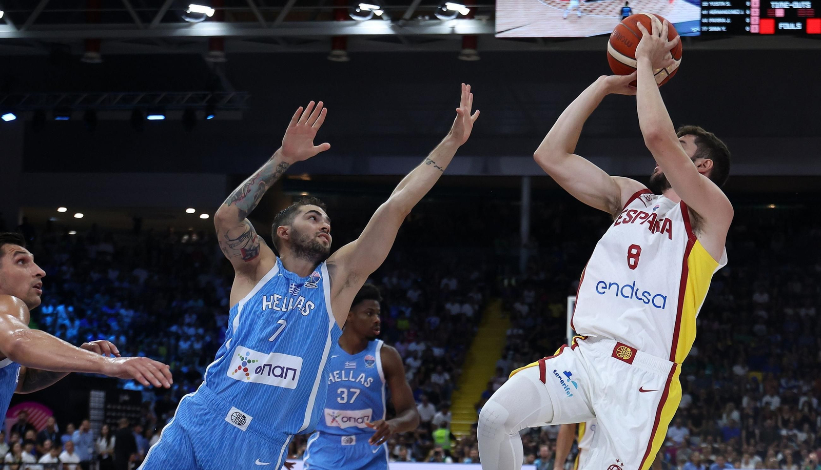Las fotos del España - Grecia de baloncesto en el adiós de Scariolo
