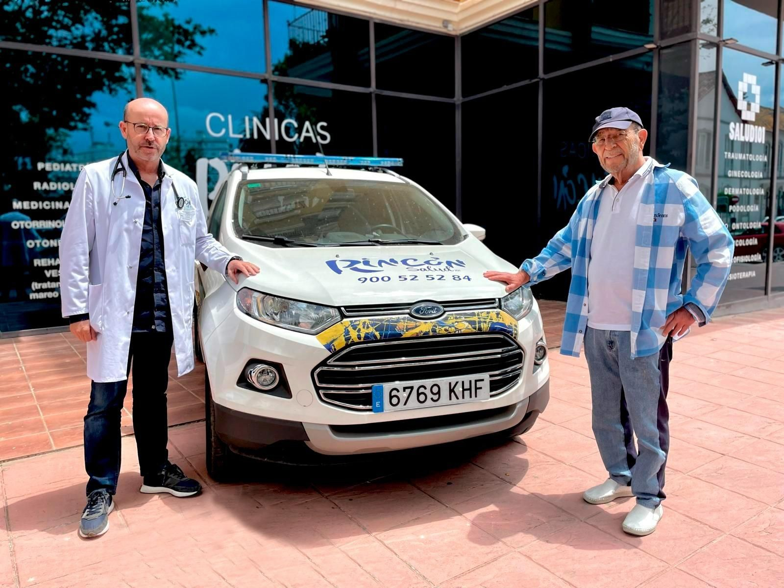 El nuevo vehículo medicalizado para la atención a domicilio de Rincón Salud.