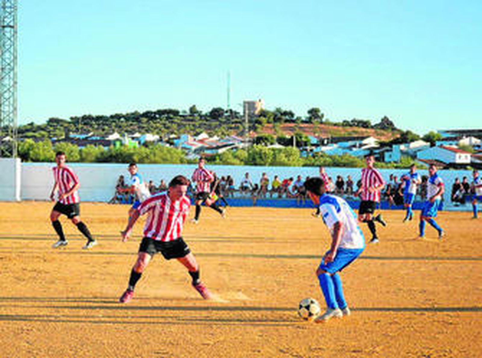 En la imagen, un lance del encuentro que disputaron el pasado domingo marochos y tharsileños.