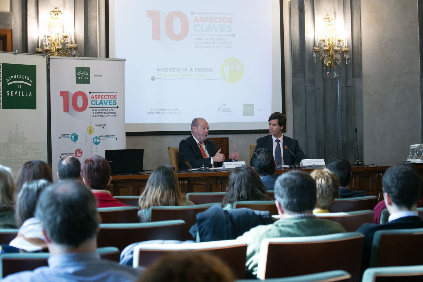 Villalobos en la inauguración de las jornadas sobre ‘10 aspectos claves’ que tuvo lugar en julio pasado.