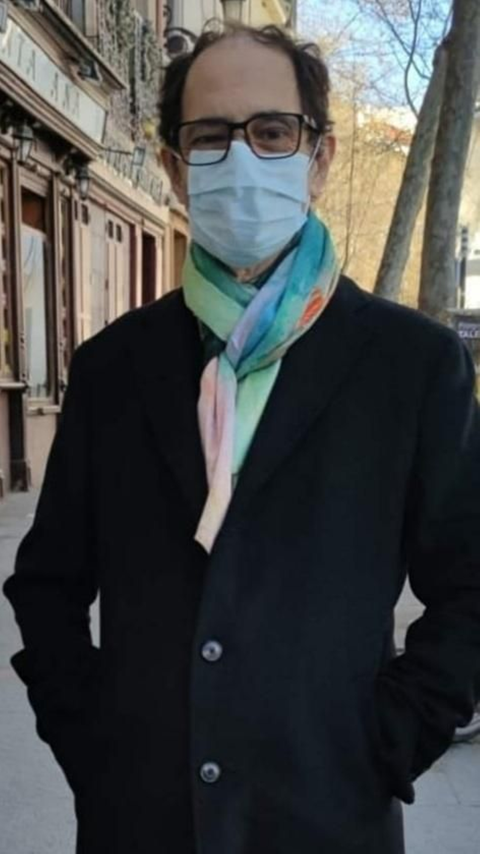 Jordi Sánchez en su primera foto compartida tras salir del hospital