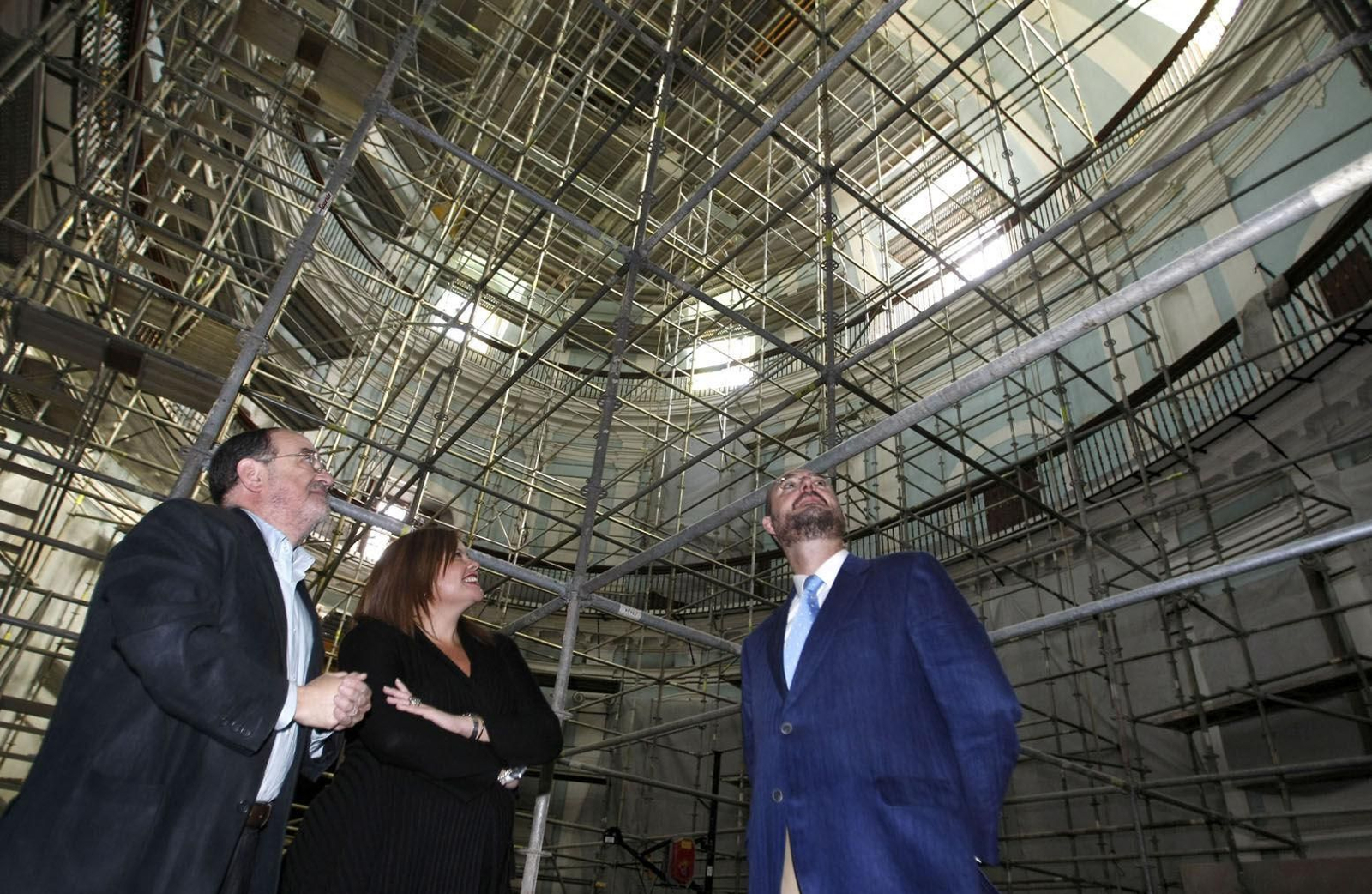 Imágenes de cómo se salvo el Oratorio de San Felipe Neri de la ruina