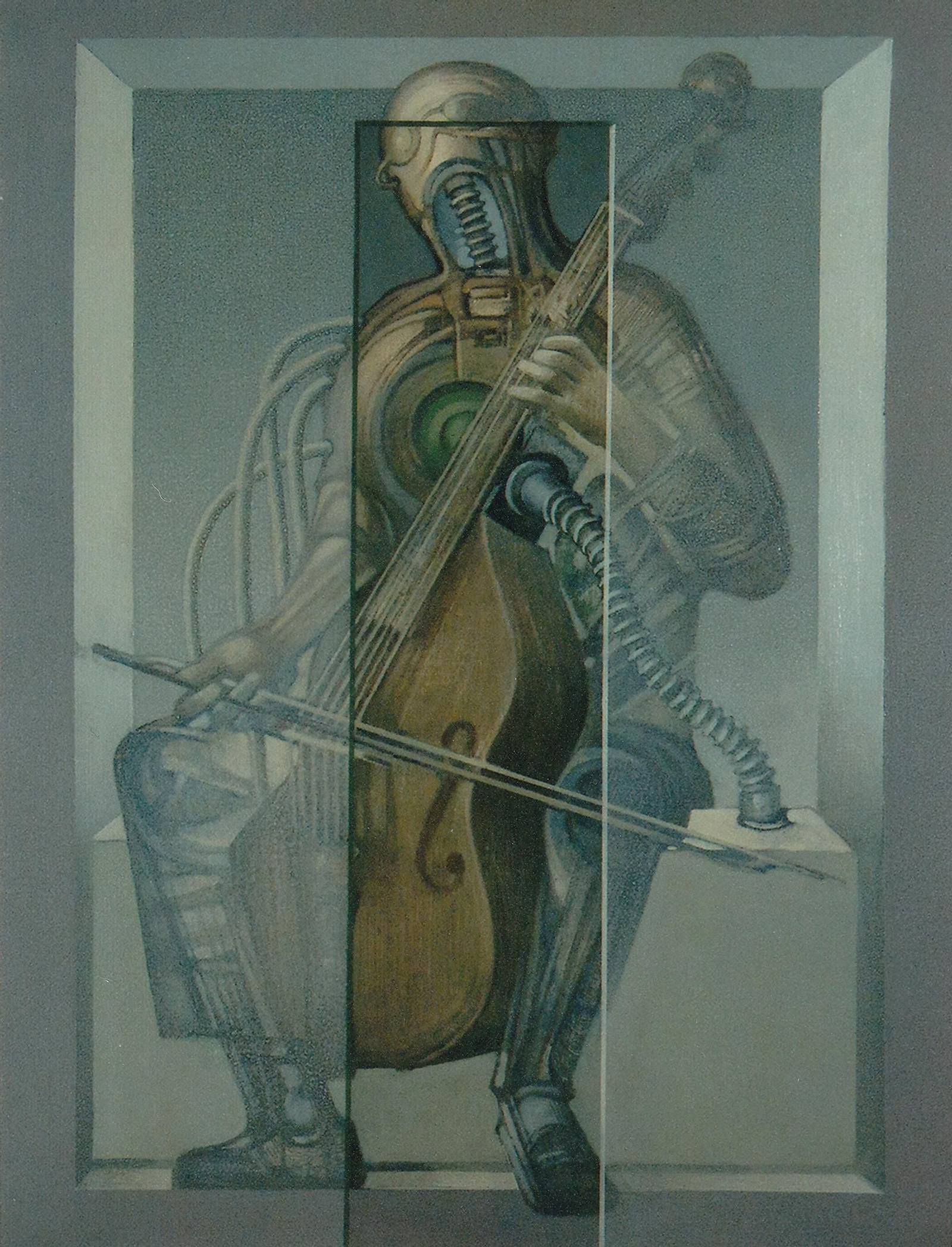 Obra del período surrealista 'Música Mecánica' (2001).