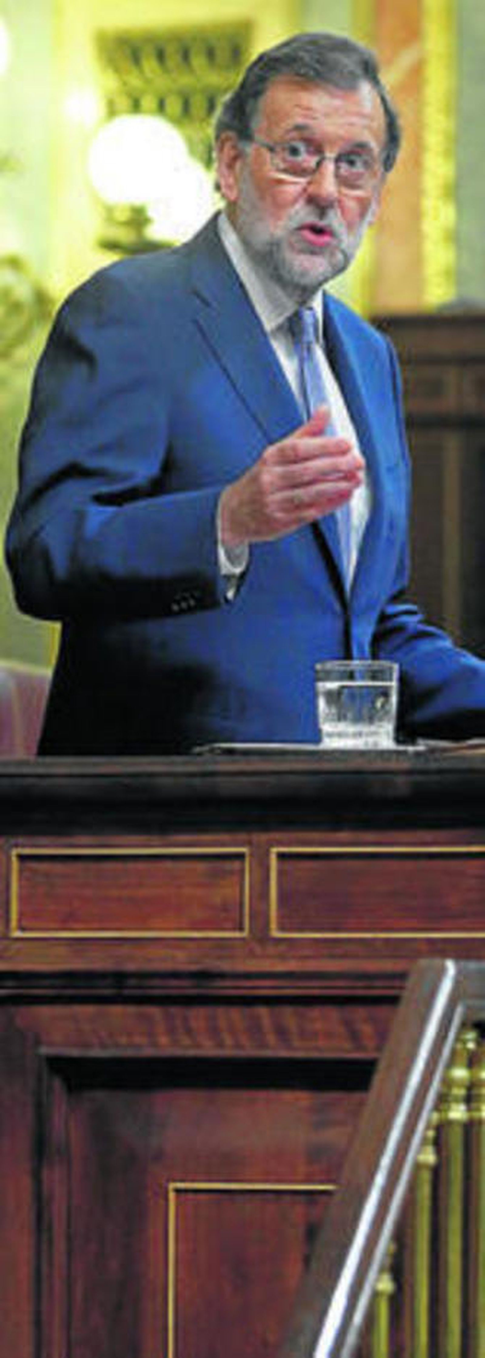 Mariano Rajoy, en la sesión de ayer.