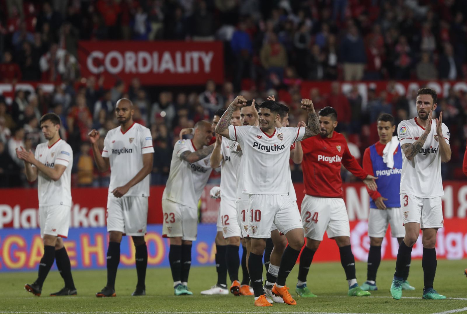 El Sevilla-Real Sociedad, en imágenes