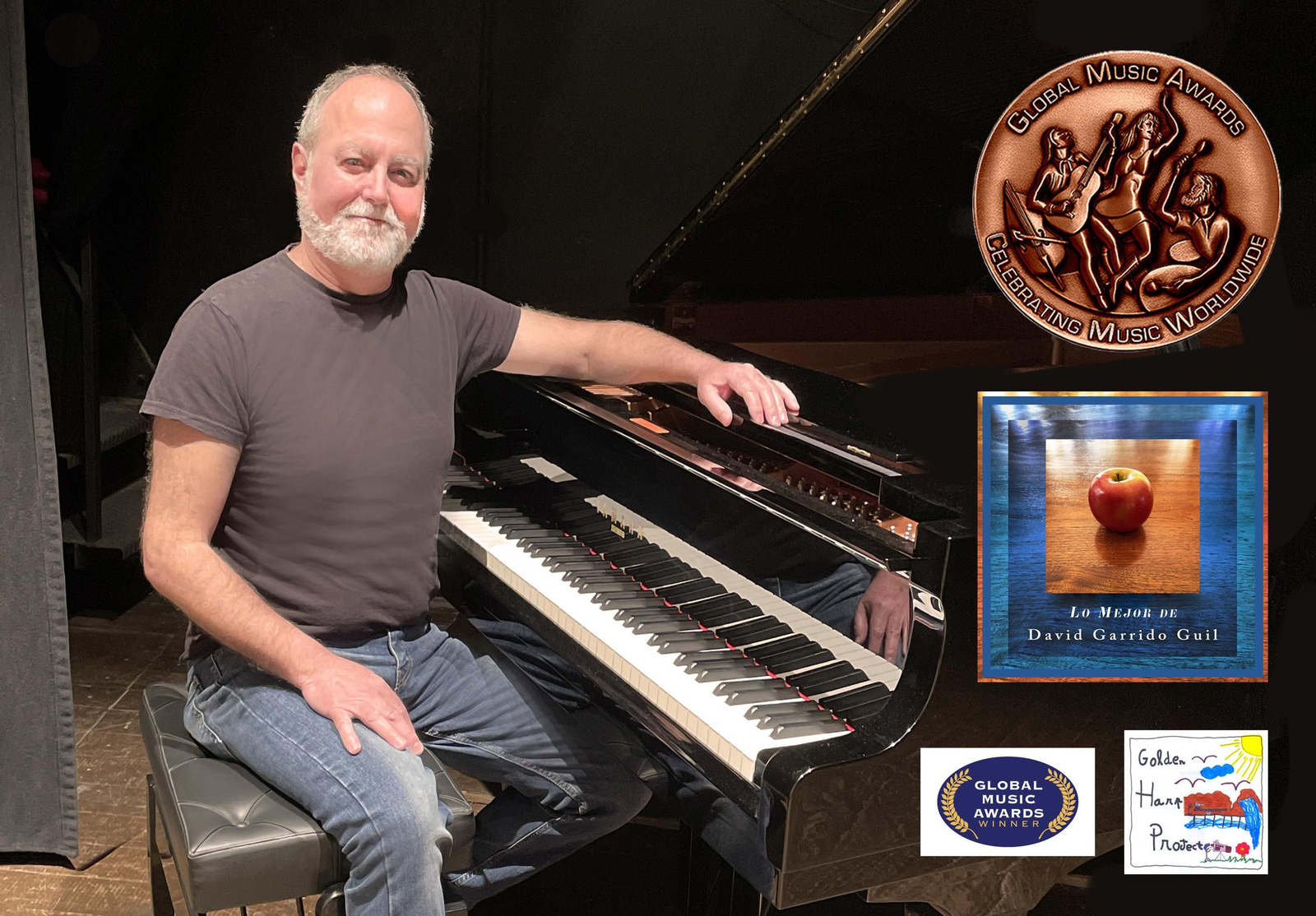 David Garrido Guil al piano. David Garrido Guil al piano.