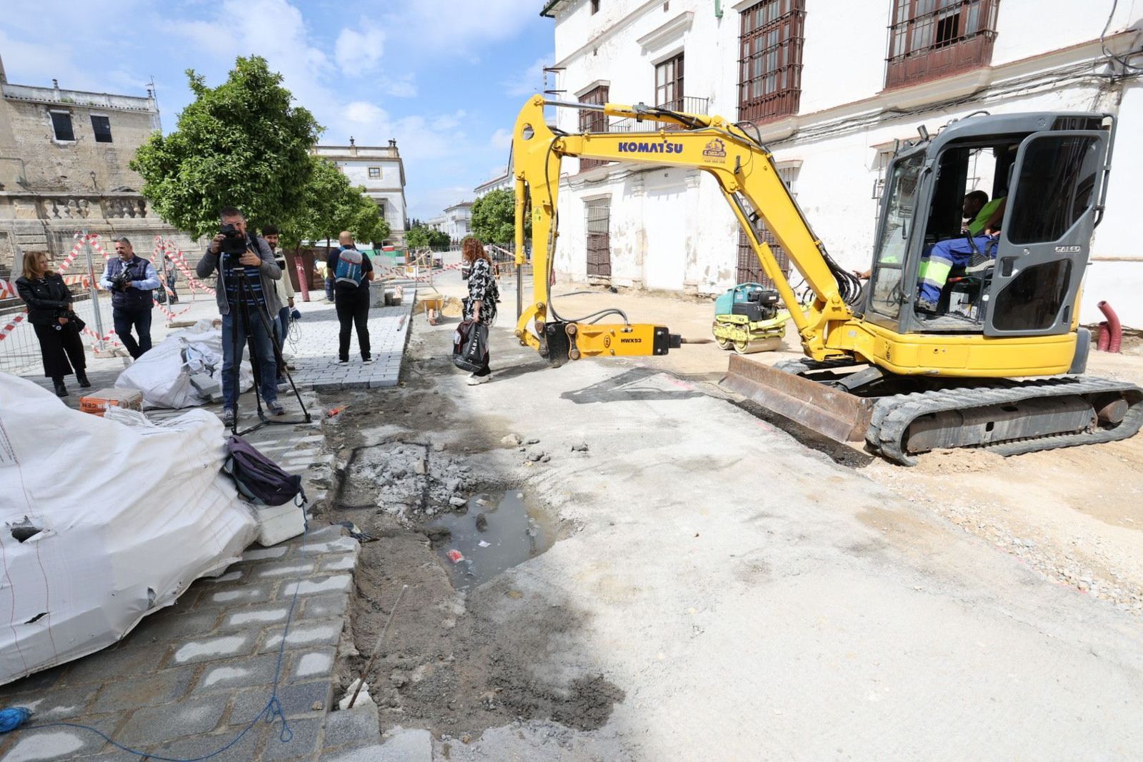 Así marchan las obras del Eje del Arroyo en Jerez