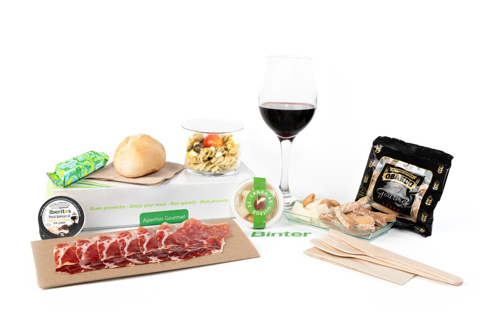 Apertitivo Gourmet de Binter con productos canarios