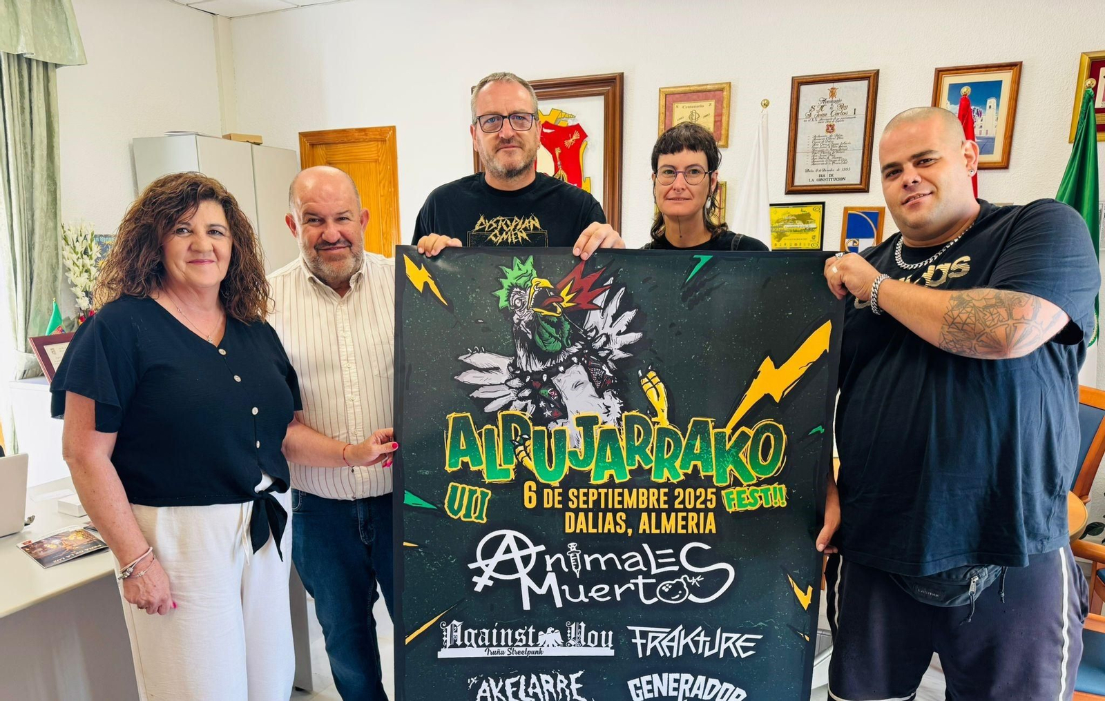 Presentación del cartel del Alpujarrako Fest que se celebra este sábado.