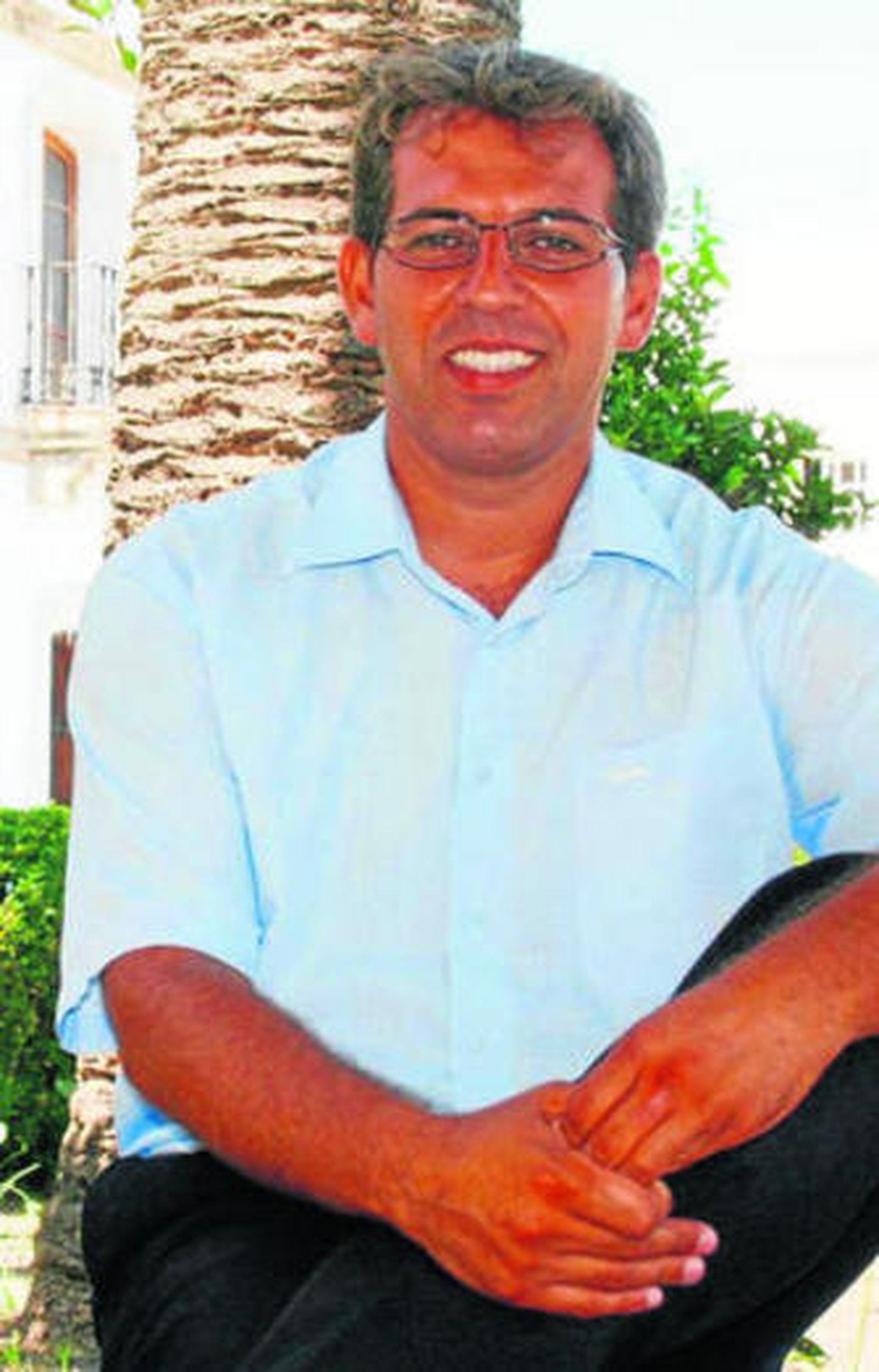 Sebastián Galindo en una imagen tomada este verano.