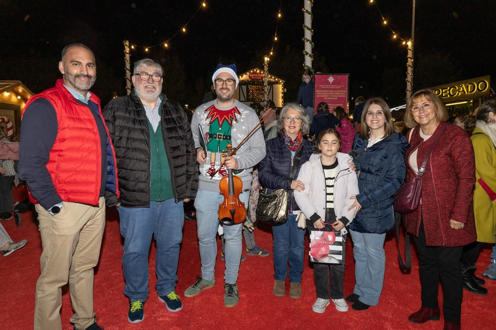 Encendido del alumbrado e inauguración del mercado y atracciones navideñas de El Corte Inglés