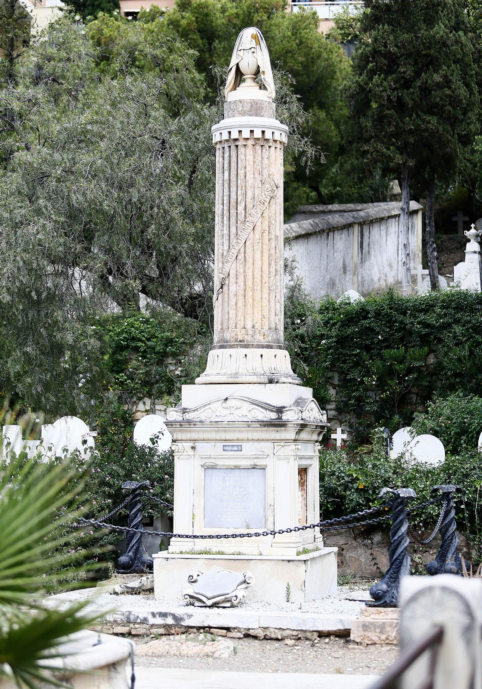 El cementerio Inglés de Málaga, en fotos