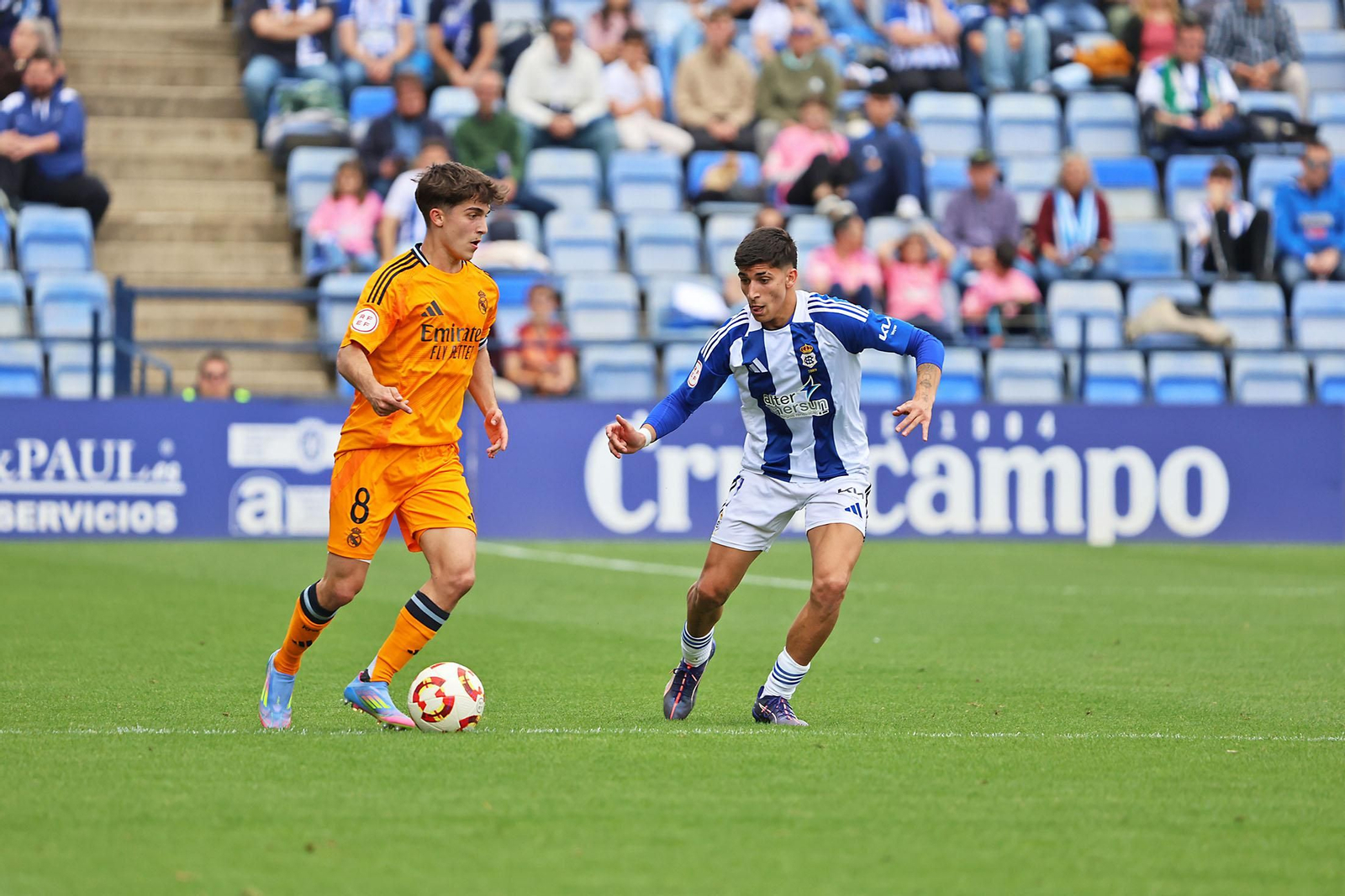 Las imágenes del Recreativo de Huelva- Real Madrid Castilla