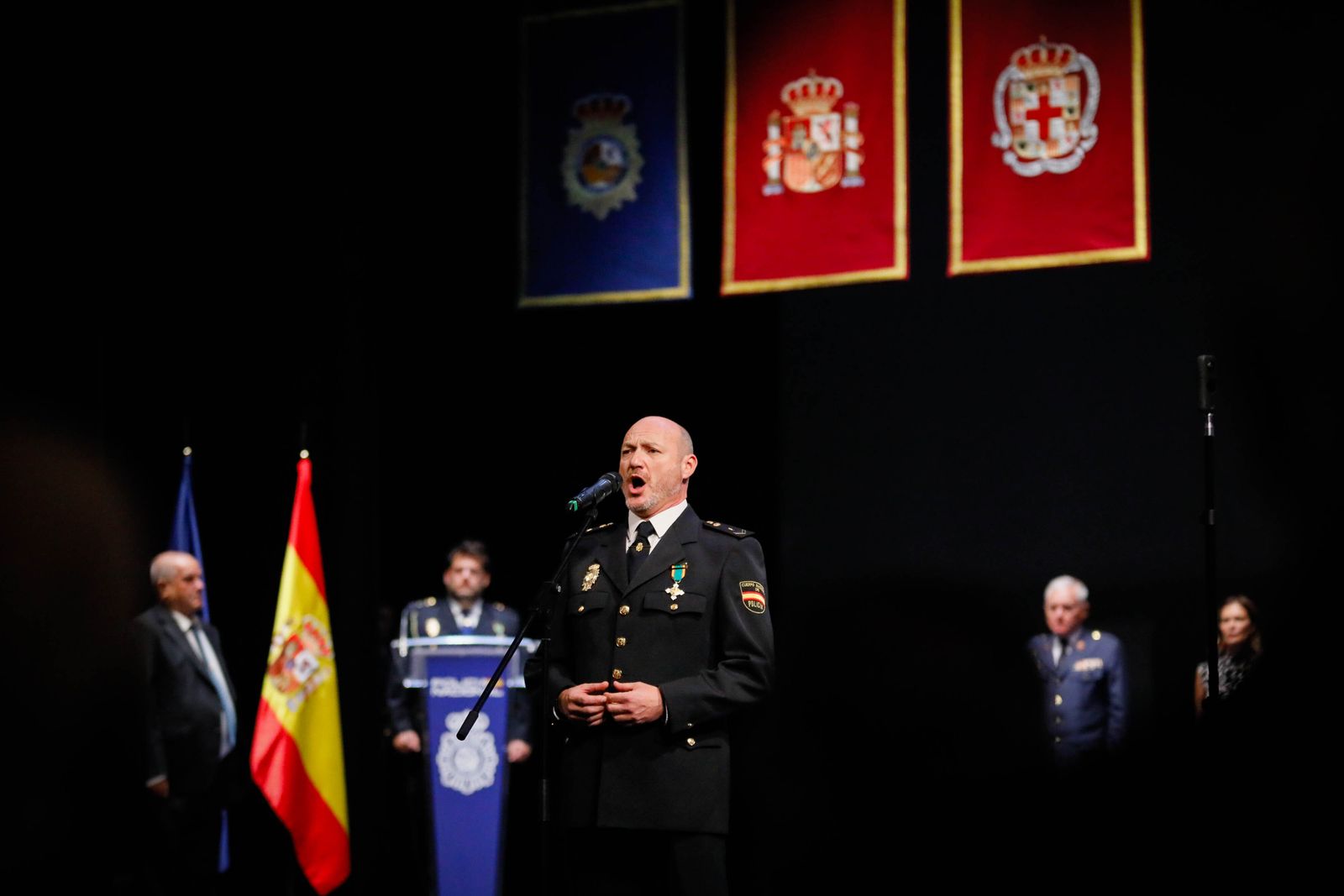 Patrón de la Policía Nacional en Almería
