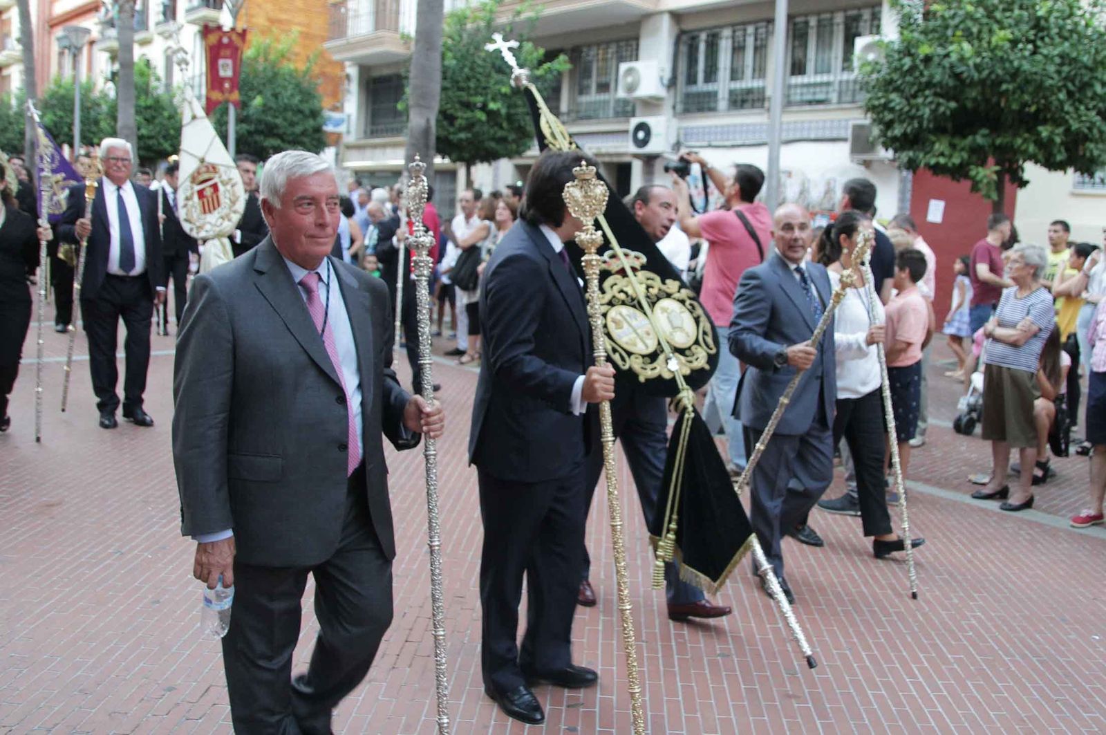 Imágenes del Señor de Pasión en la procesión del centenario de la hermandad