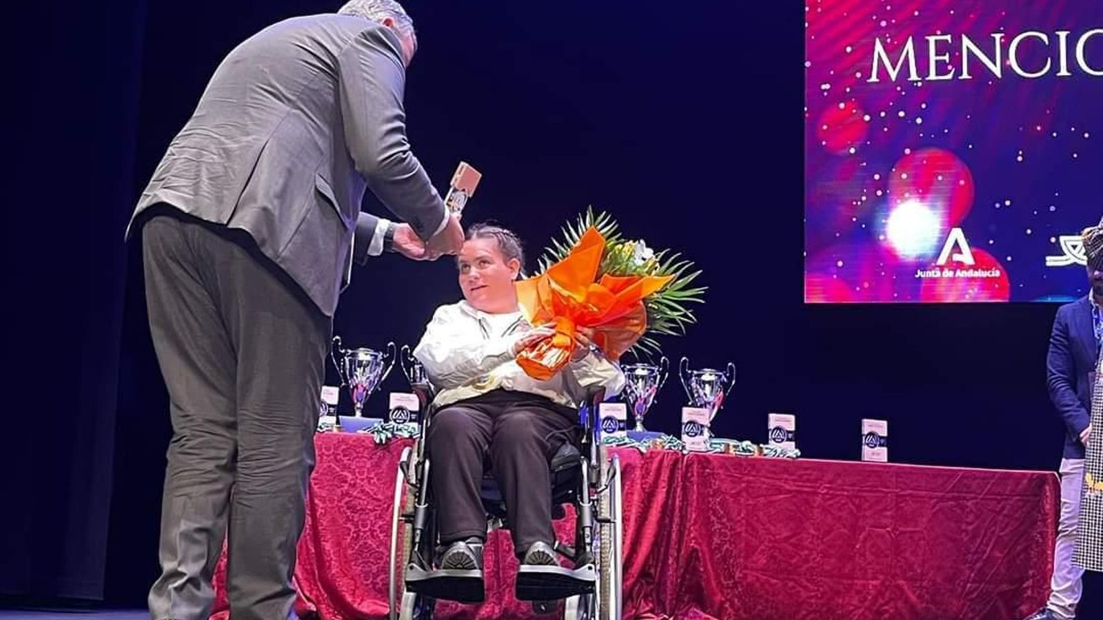 Yésica, del Guadalcacín, recibió una de las menciones especiales. Yésica, del Guadalcacín, recibió una de las menciones especiales.