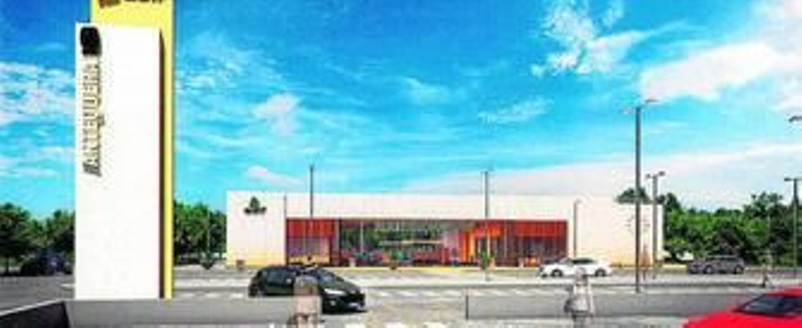 Infografía de la nueva estación del AVE entre Antequera y Granada.