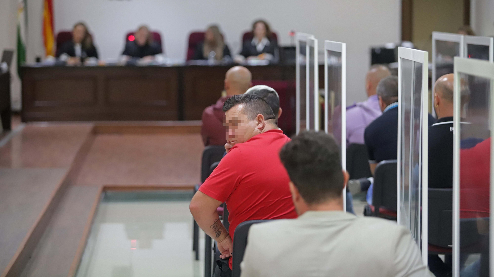 Fotos del reinicio del juicio contra Los Castañas en Algeciras