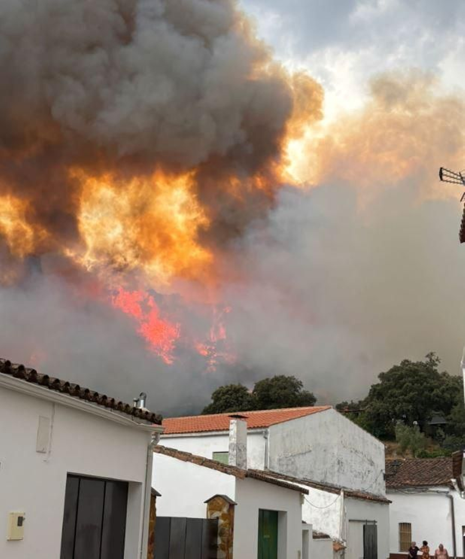 Incendio en Los Romeros.