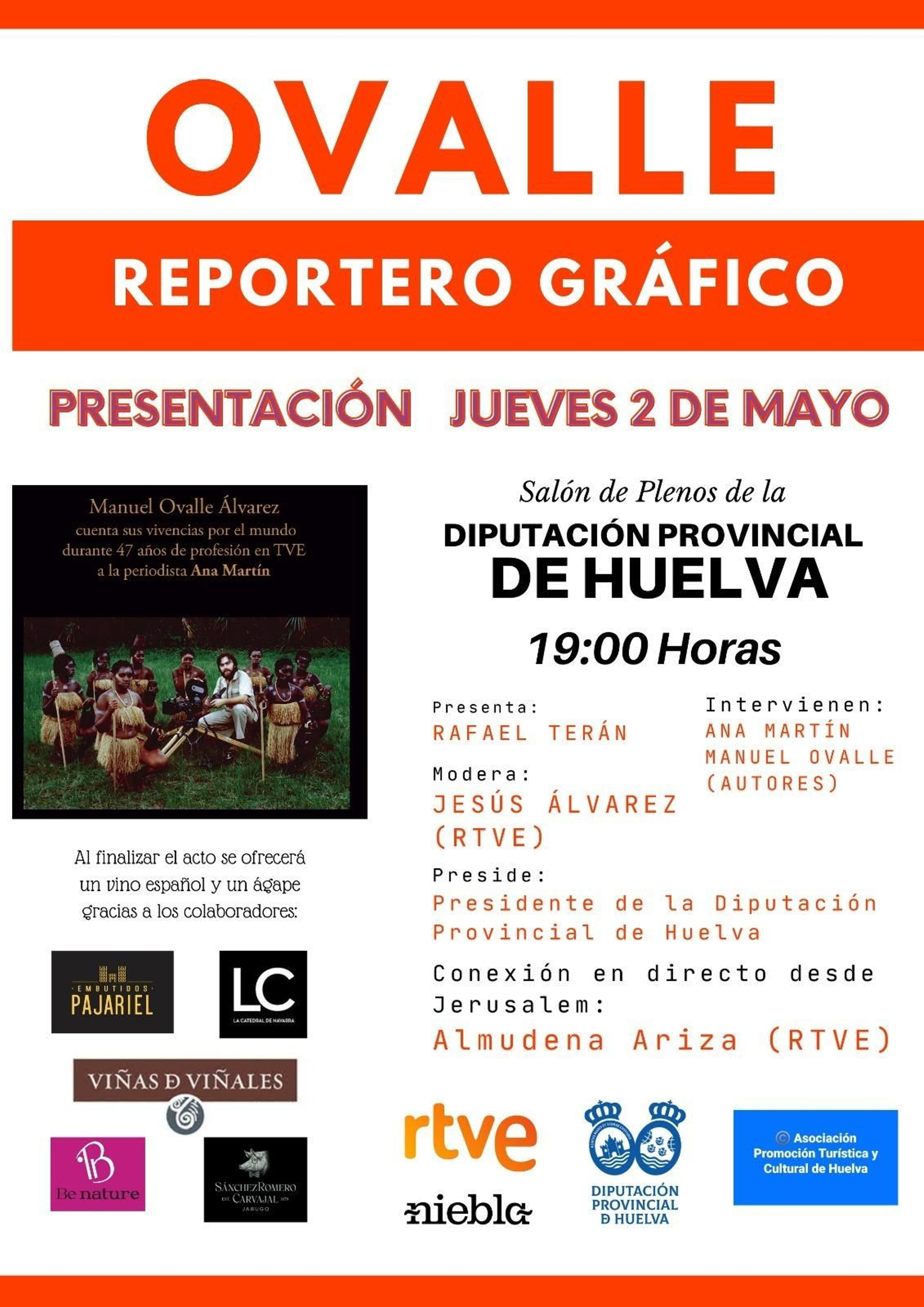 Cartel de Presentación del libro de Manuel Ovalle.