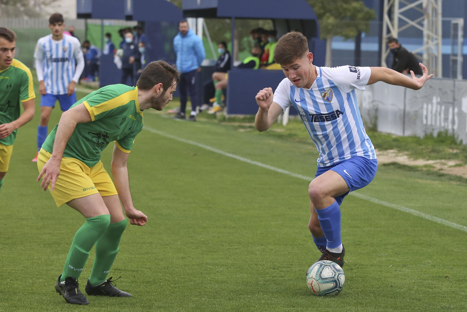 Imagen del Málaga-Maracena juvenil.